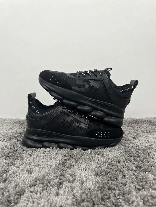 Adidasi Versace Chain Negru - Adidasi Fete Baieti