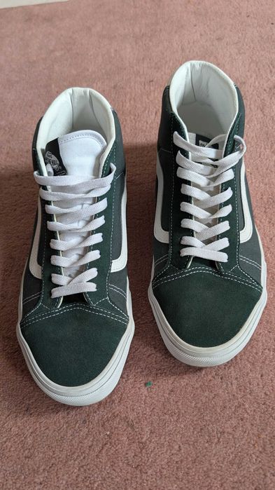 VANS Високи маратонки 'Skool 37' в Тъмнозелено