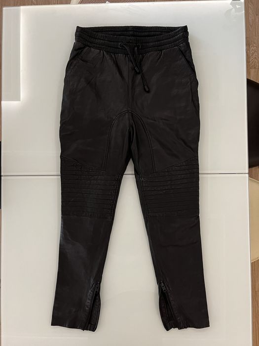 Кожен байкър панталон TIGHA,нов,S