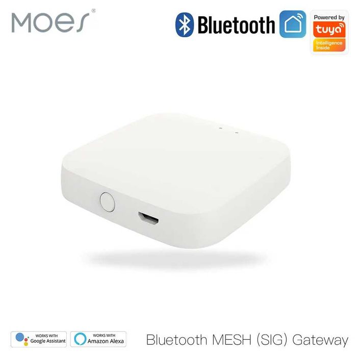 Centrala retea Hub Bluetooth Gateway Tuya Smart Life pentru senzori