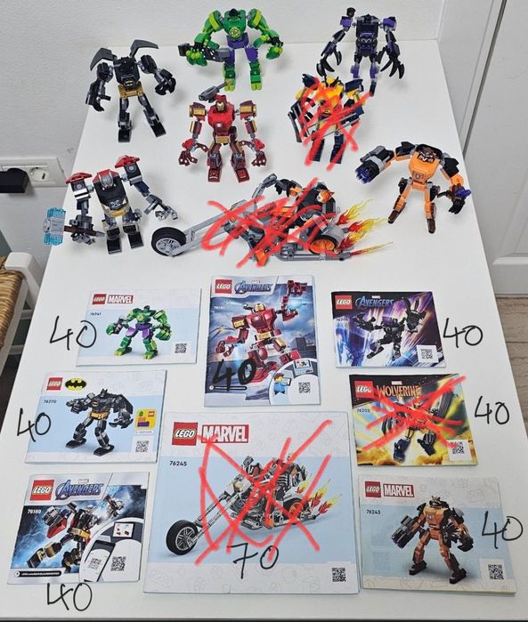 Vand lego armuri de robot