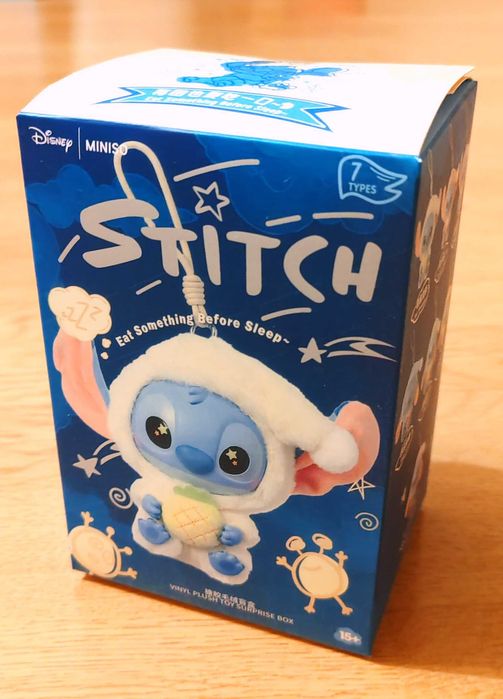 Papusa Labubu Stitch, noua sigilata in cutie.