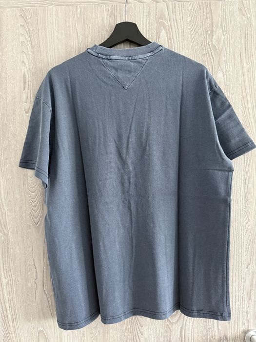 Tommy Jeans tricou unisex bleumarin model beach club marimea M nou