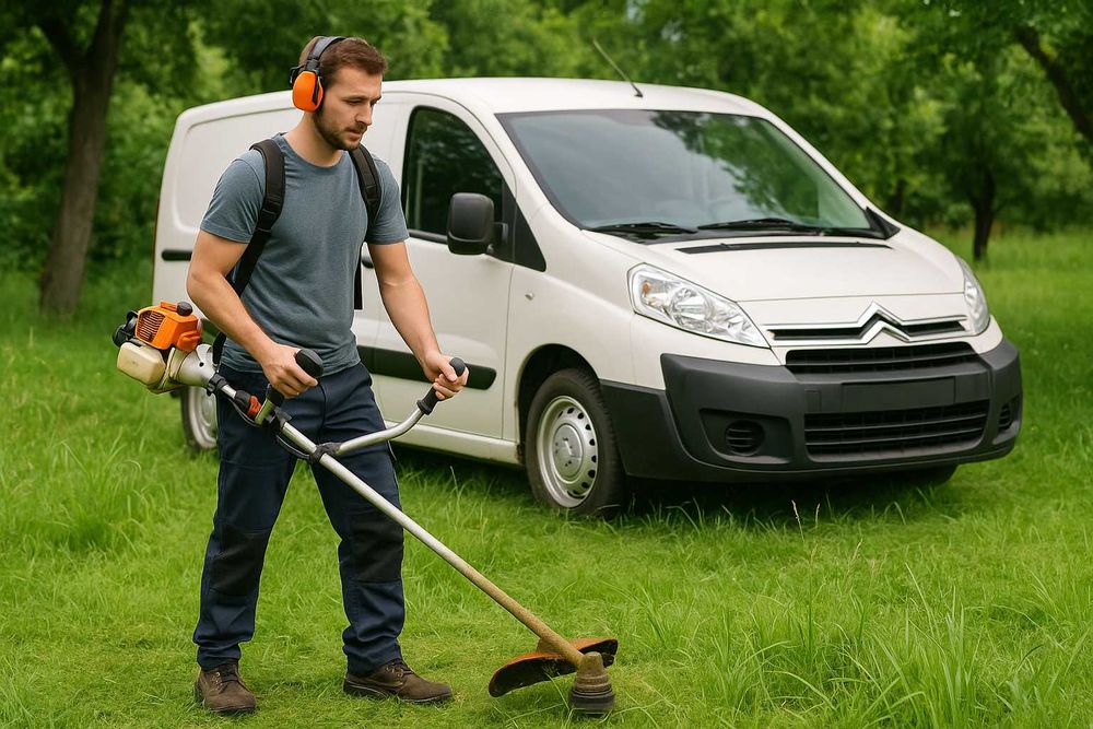 Servicii cosit-defrișat-tocat crengi-evacuat gunoi vegetal in Prahova