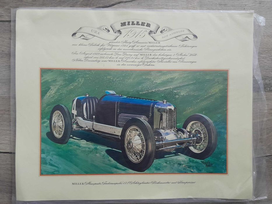 Lot 8 print poster foto poza oldtimer auto