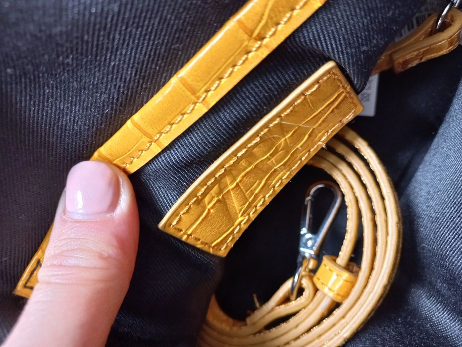 Дамска чанта Zara цвят горчица