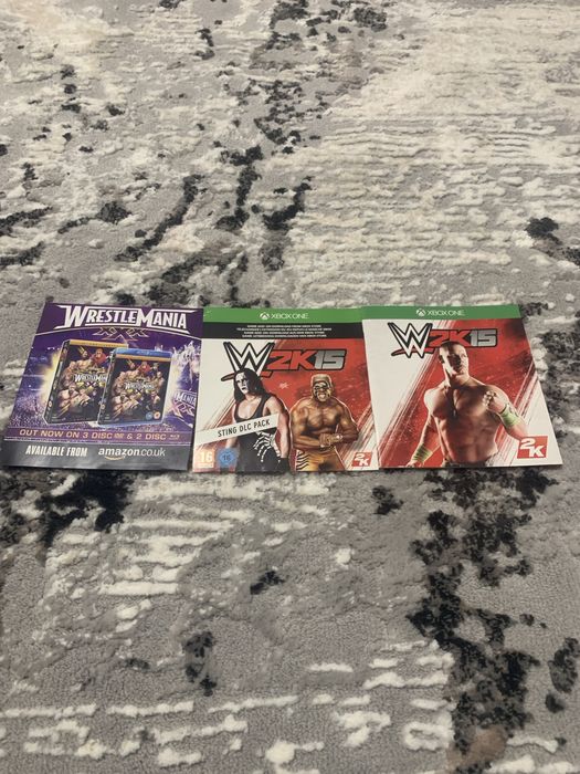 Vând FC 24 xbox one și wwe 2k15 xbox one