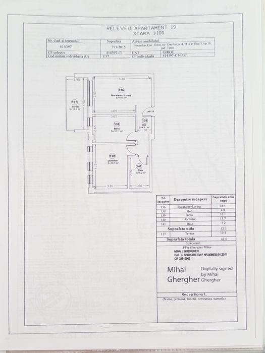 Vand apartament in Future Residence Giroc DIRECT DE LA PROPIETAR
