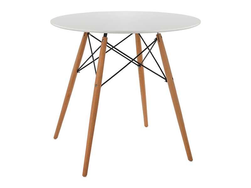 Кръгла маса Puzzle-home HM0059.02 , Ф80см, Черна или Бяла