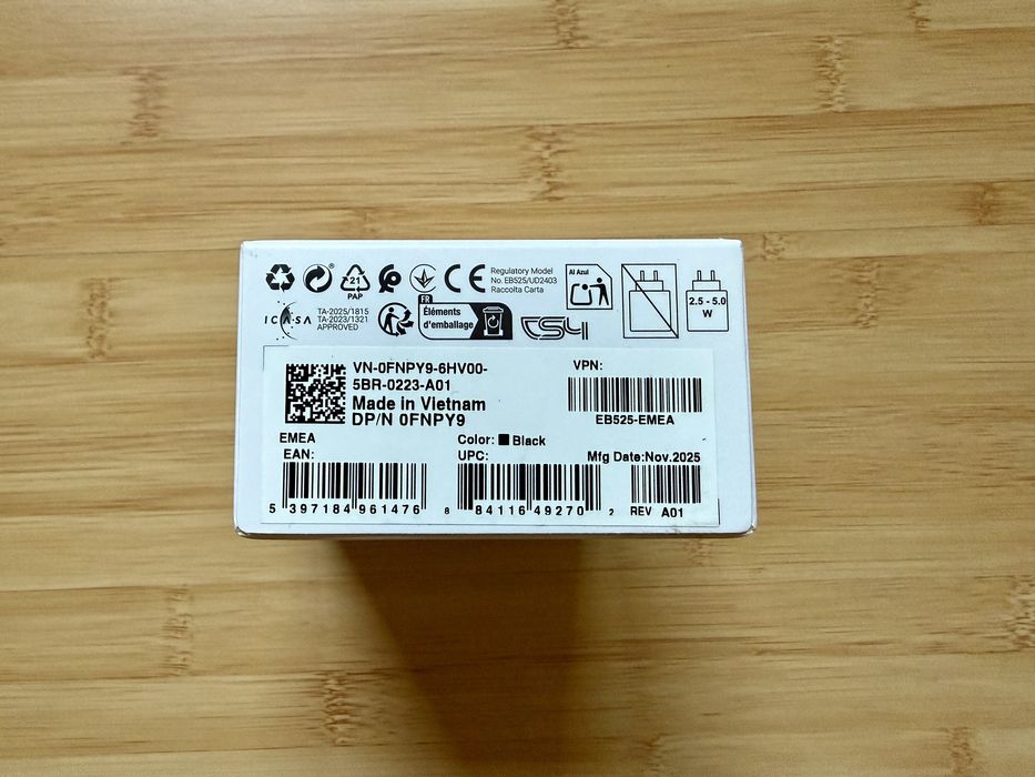 Earbuds Dell pro plus EB525