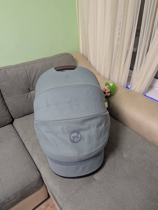 Кош за новородено cybex balios s lux sky blue