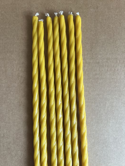 Lumanari din ceara curata 25cm [Biserica]