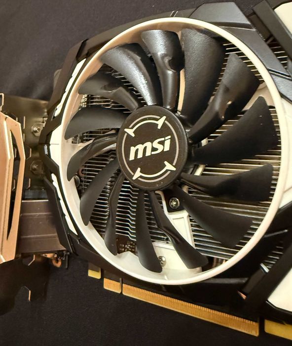 ТОП състояние Видео карта MSI GeForce GTX 1060 ARMOR 6G OCV1 GDDR5