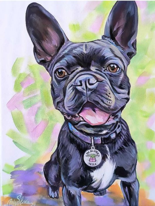 Портрет на домашен любимец по снимка 60лв.