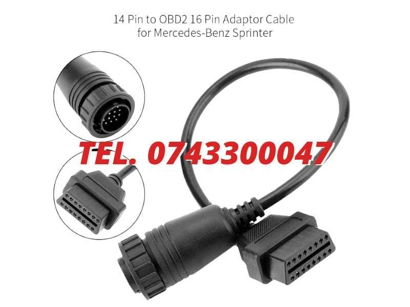 Cablu Adaptor 14 Pin Pentru Vw Lt  Mb Mercedes Benz Sprinter Cal A