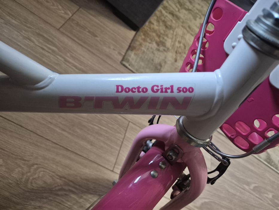 Детски велосипед BTWIN Docto Girl 500, за деца от 4 до 6 години