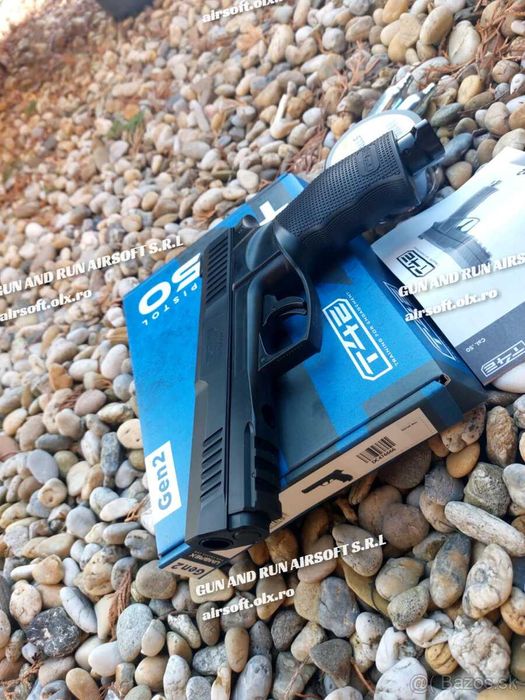 ~ PISTOL 200M/s Airsoft Hdp Hdr MODIFICAT Co2 ,Nou Pusca+100bile Co2