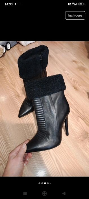 Cizme elegante Piele Even Odd