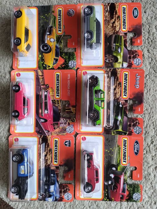 Matchbox Main Line 2020, 2022 и 2023 + Maisto