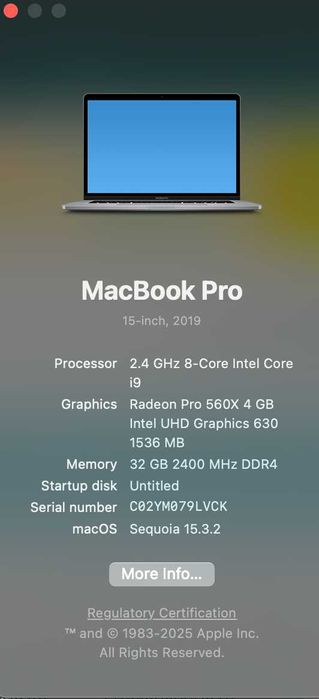 MacBook Pro 2.4 1 TB