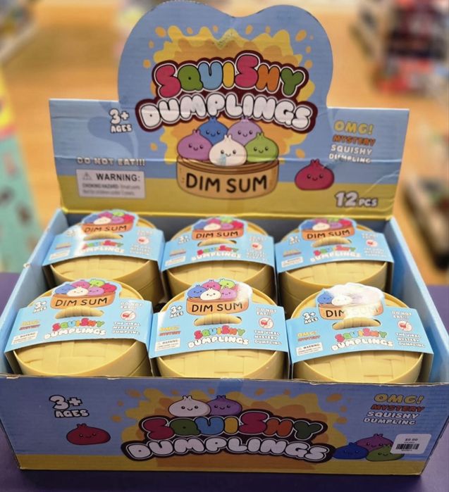 Dumplings Squishy в ОРИГИНАЛНА кутия/Dumpling Дъмплинг Скуиши