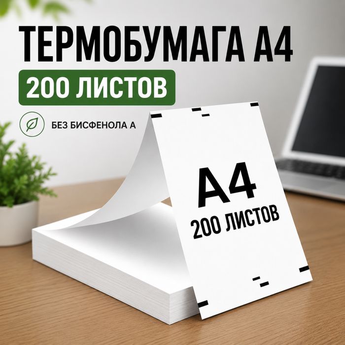 Терморулон Термобумага А4 для портативный принтер