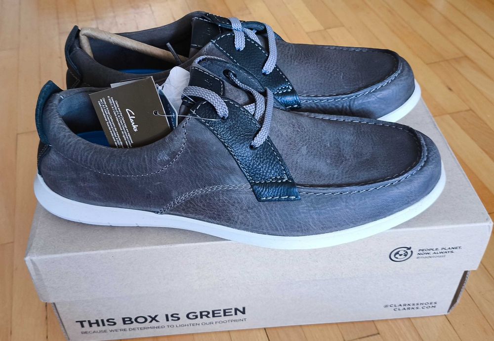 Mocasini Clarks Flexway Lace/ pantofi casual/ marime 41.5