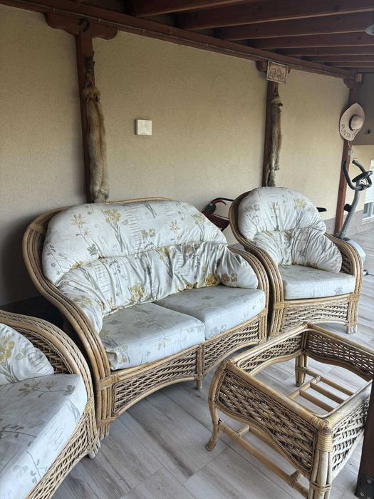 Комплект естествен ратан