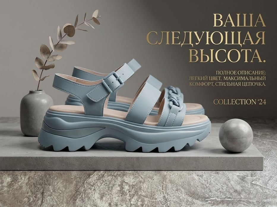 женская босоножка