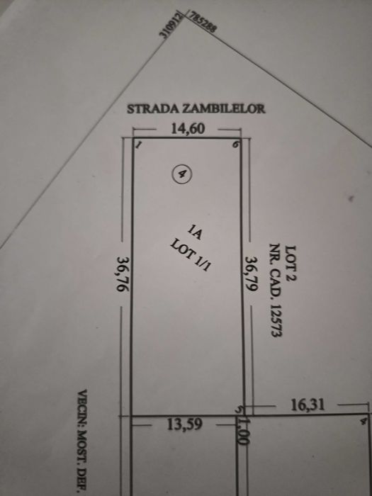 Teren 537 m oras Ovidiu