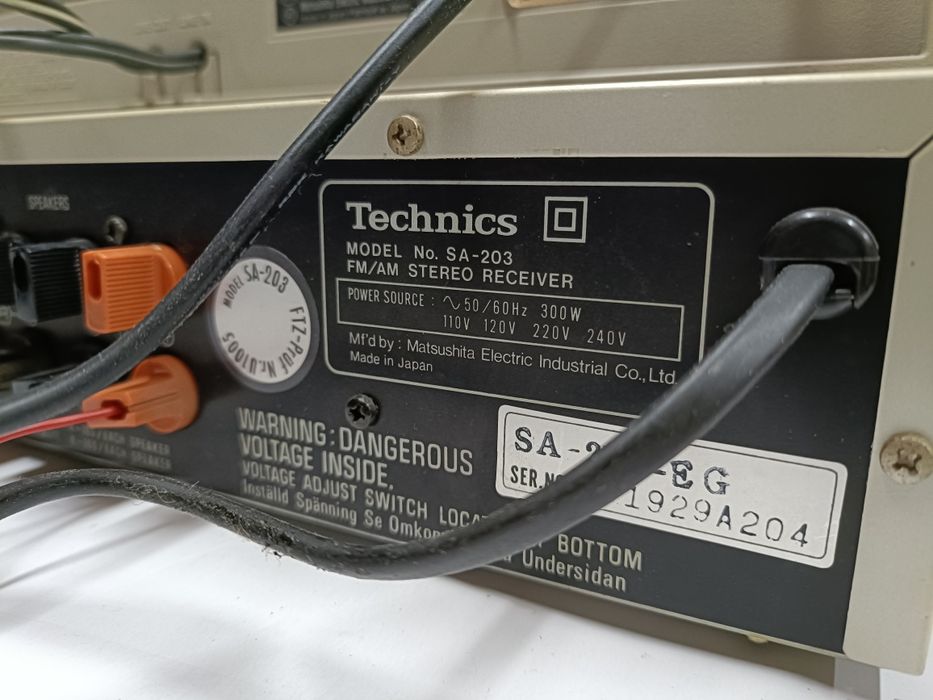 Technics SA-203 + Technics RS-M205