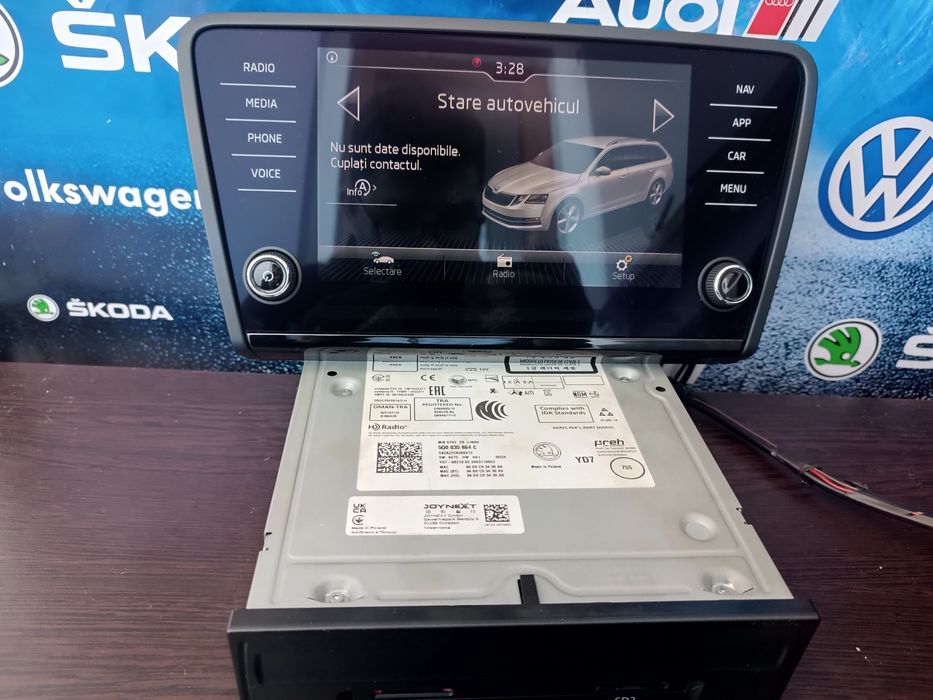 Vând navigație Mib2 modul Skoda Octavia 3 O3 Carplay și android auto