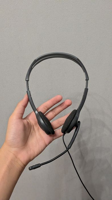 Logitech h110 наушники
