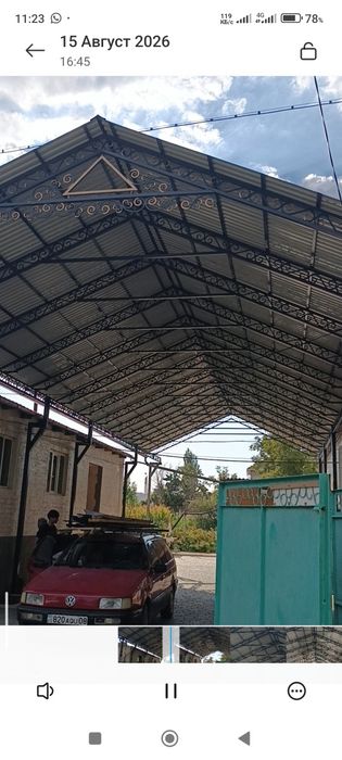 Навесы от 15000 тенге