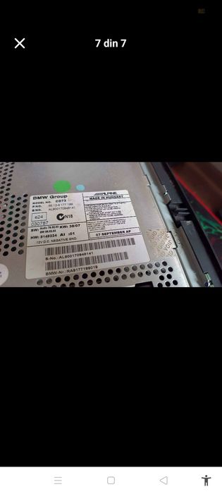 Radio BMW cd73 (seria 3 e 90 etc)