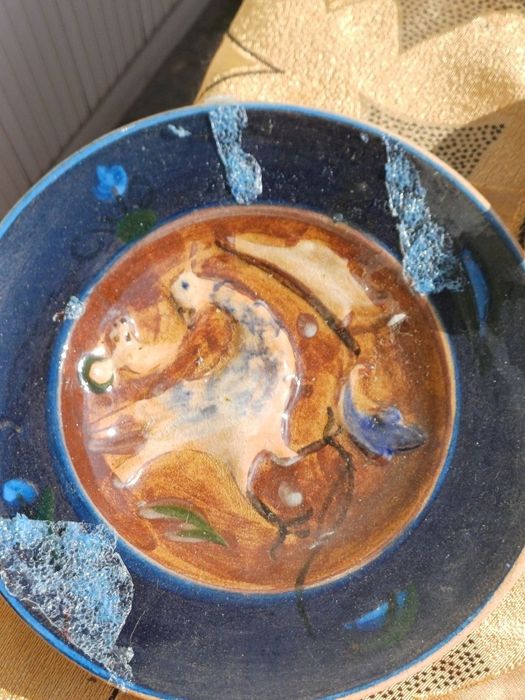 Антикварные тарелки,вазы и кожух от ножа