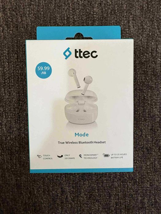 Нови слушалки ttec Mode,неотварян кутия