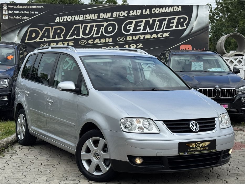 VW TOURAN 7 X LOCURI  128.500 Km . 2.0 TDI Stare Tehnica Estetica Fara Repros Vopsea Originala Import Italia Fara Rugina Garantie Motor Cutie Viteze