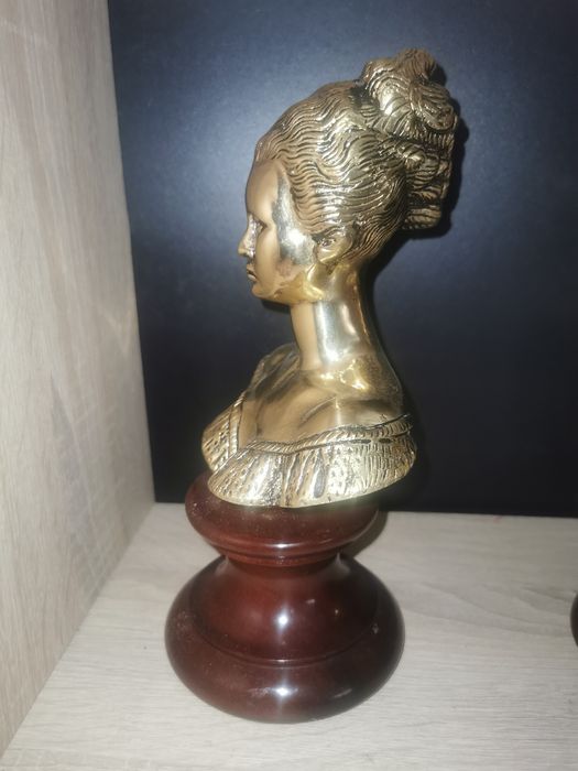 Set doua statuete bronz pe mahon dupa ARNALDO GIANNELLI