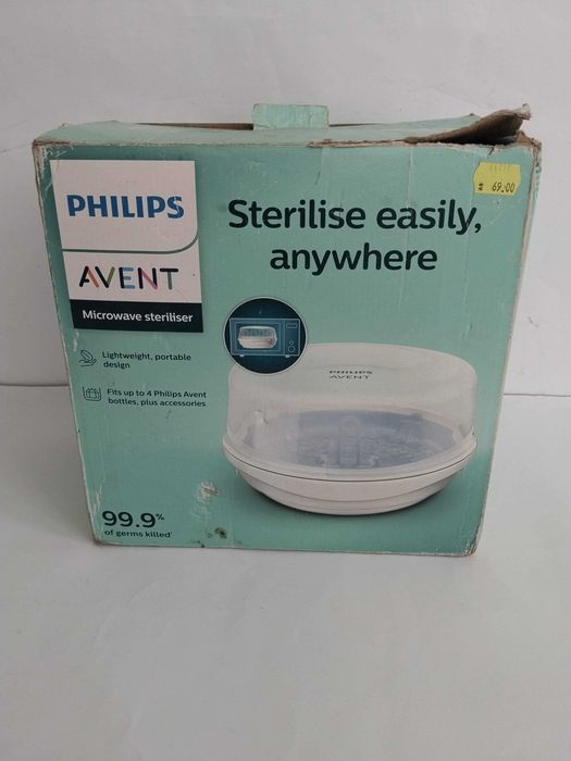 Philips Avent парен стерилизатор за бебешки шишета за микровълнова
