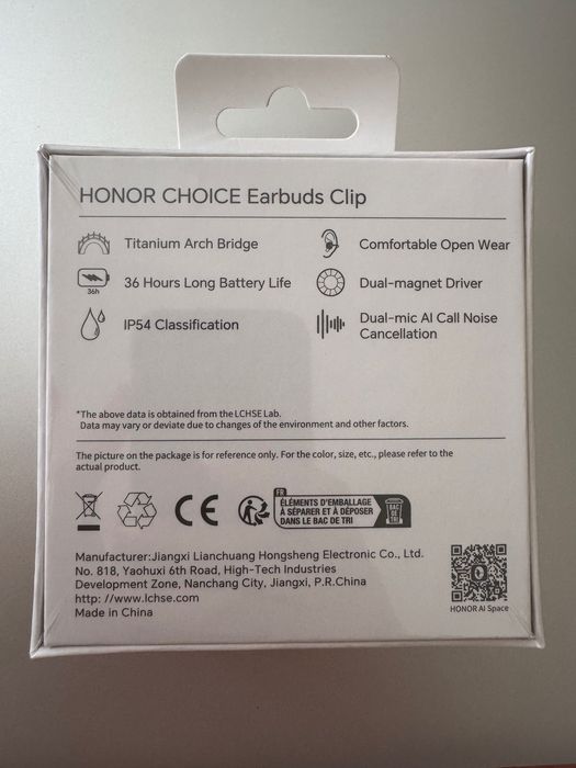 Безжични Слушалки HONOR CHOICE Earbuds Clip
