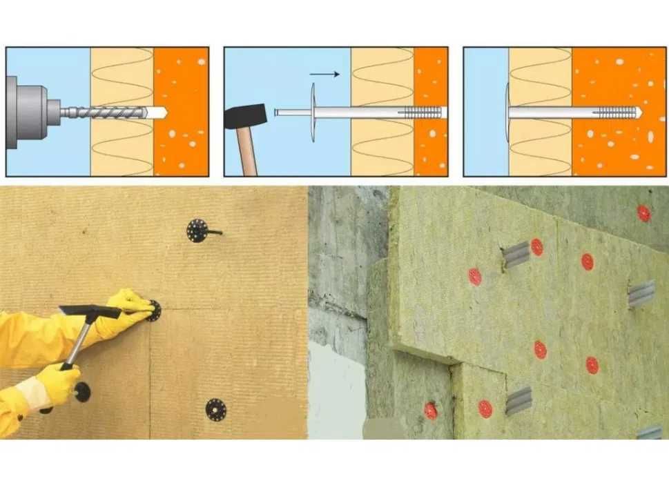 Дюбель- гвозди для теплоизоляции и утеплителя