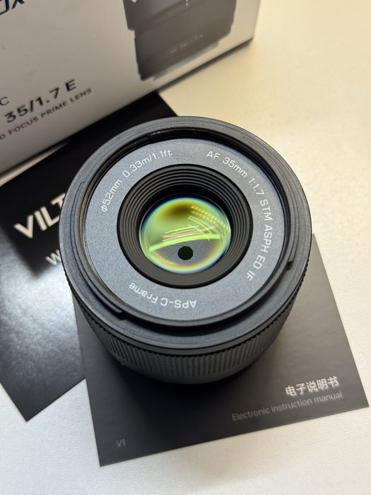 VILTROX 35MM 1.7E Sony E-count // E count // Обьектив Для Sony E /Сони