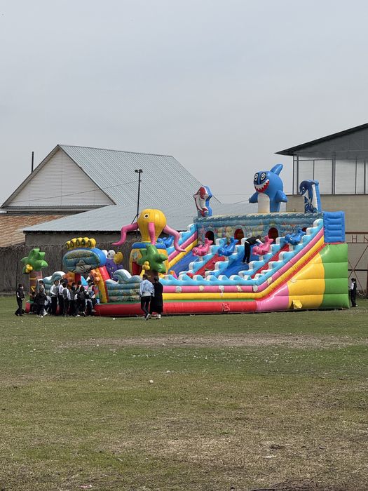 Аренда батутов  по размерам