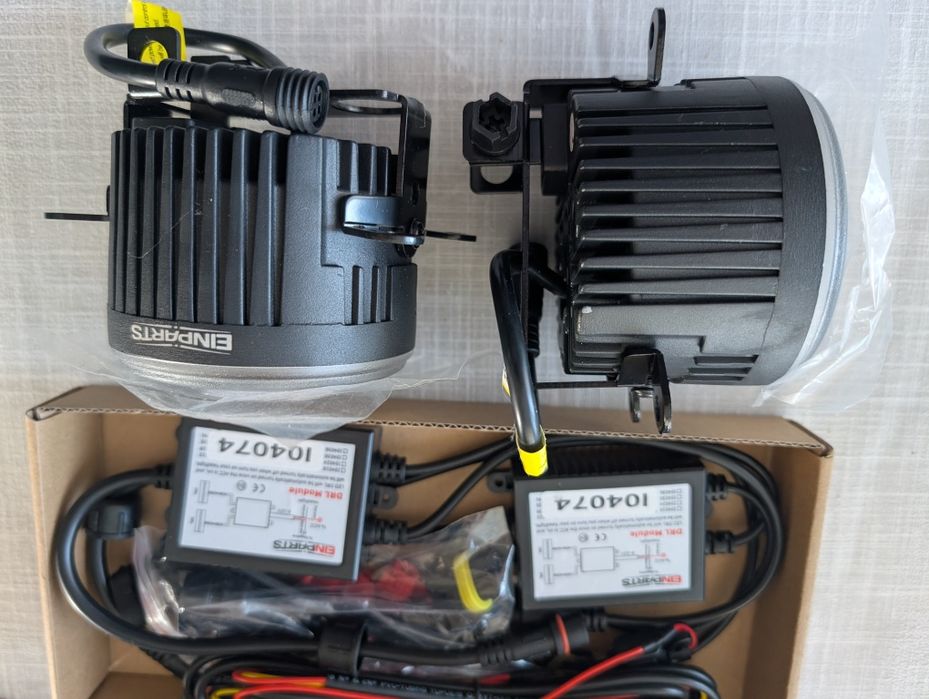 Фарове дневни / мъгла DRL/Fog LED универсални Duolight DL38  90mm нови