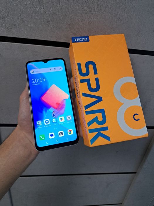 Tecno Spark 8c память 64gb очилмагян