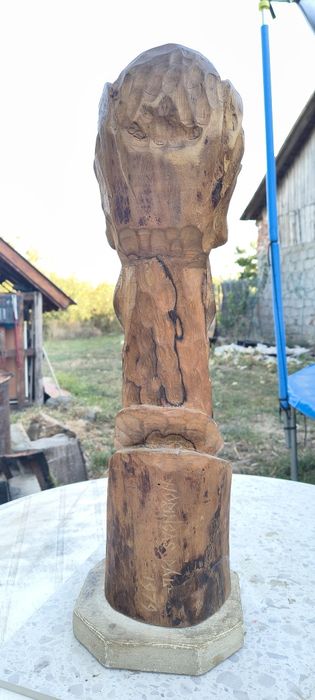 Statuetă bust lemn Don Quixote