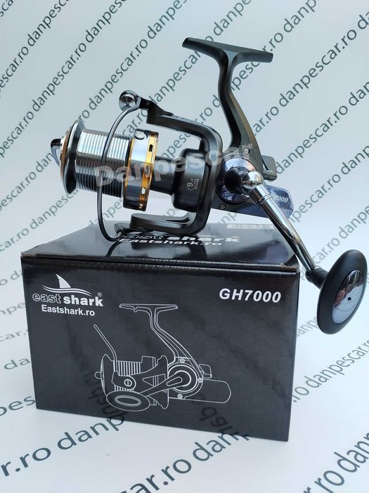 Mulineta Crap EASTSHARK GH7000 cu tambur long-cast : 0,32mm/230m
