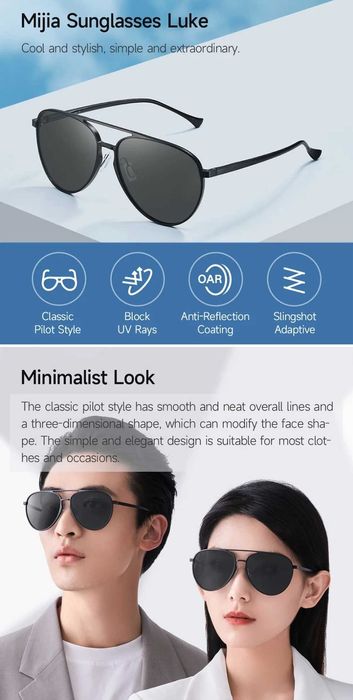 Xiaomi Mijia Солнцезащитные очки Mi Polarized Sunglasses Luke Unisex