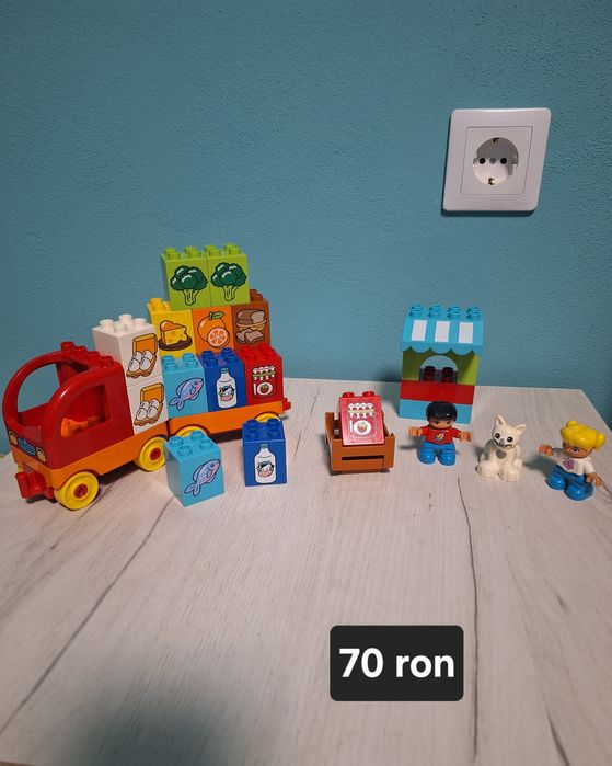 Lego duplo litere de camion și trenuletul cu numere